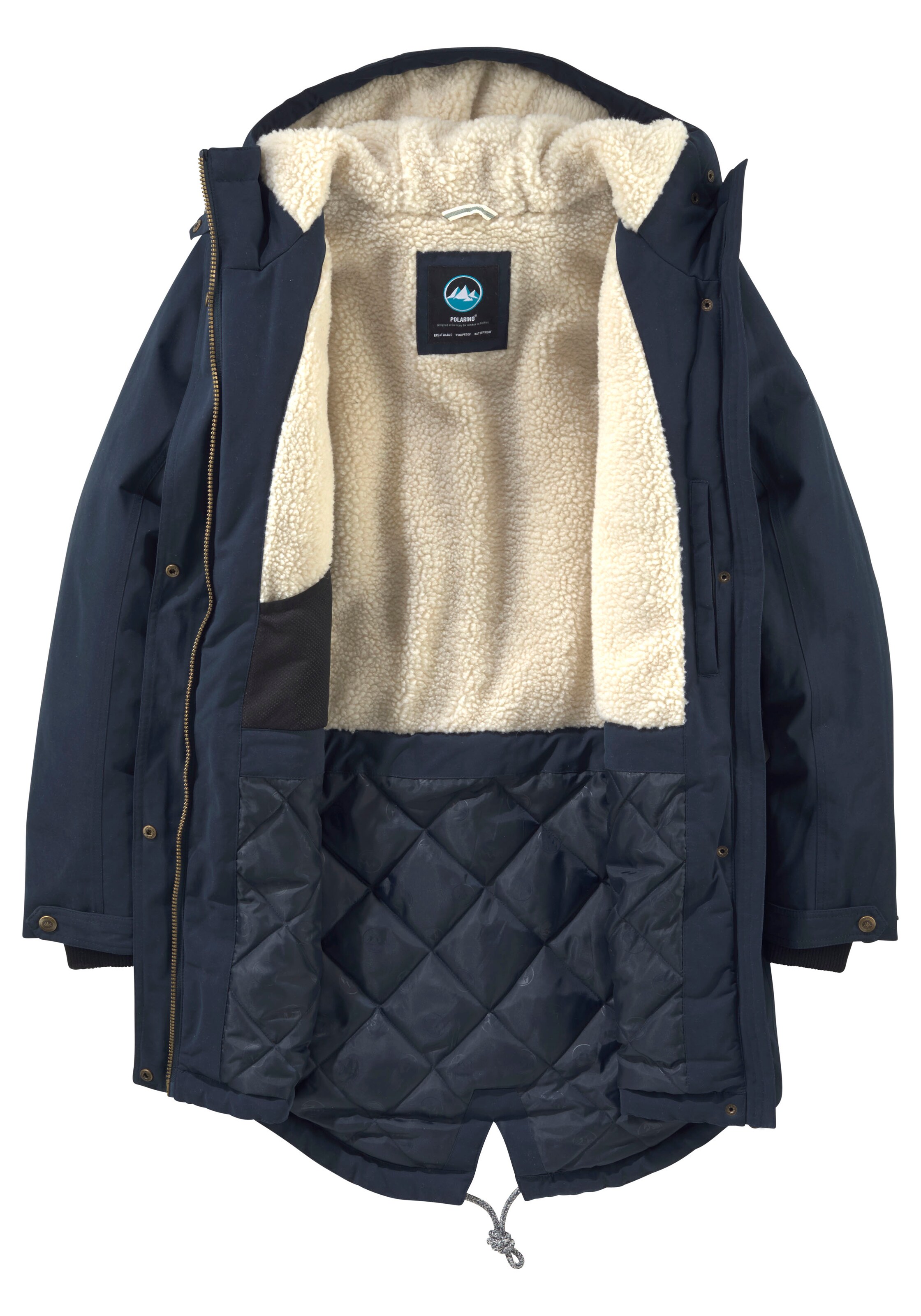 POLARINO Performance Jacket in Blue