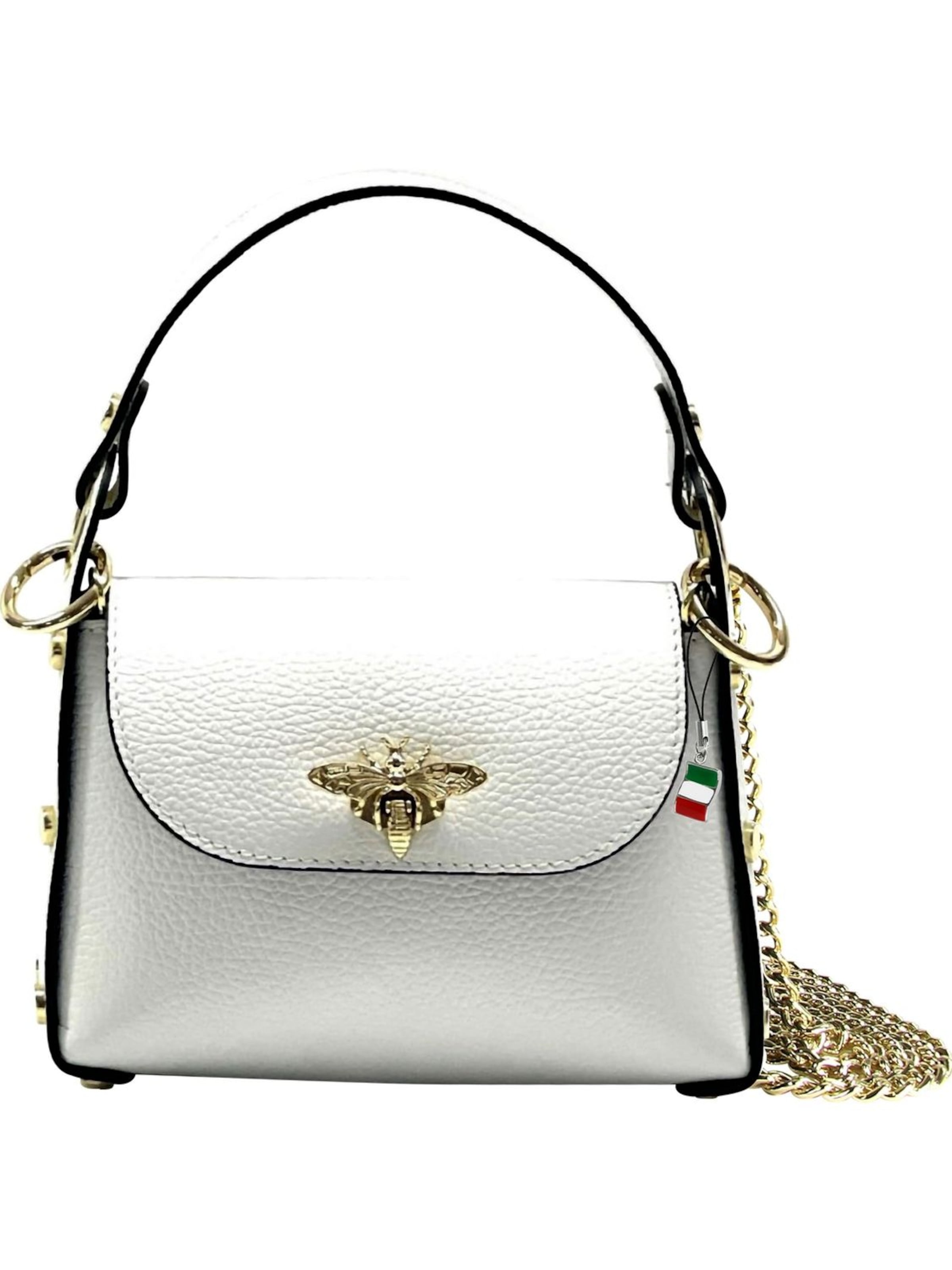 Sac bandoulière Florence en blanc : devant