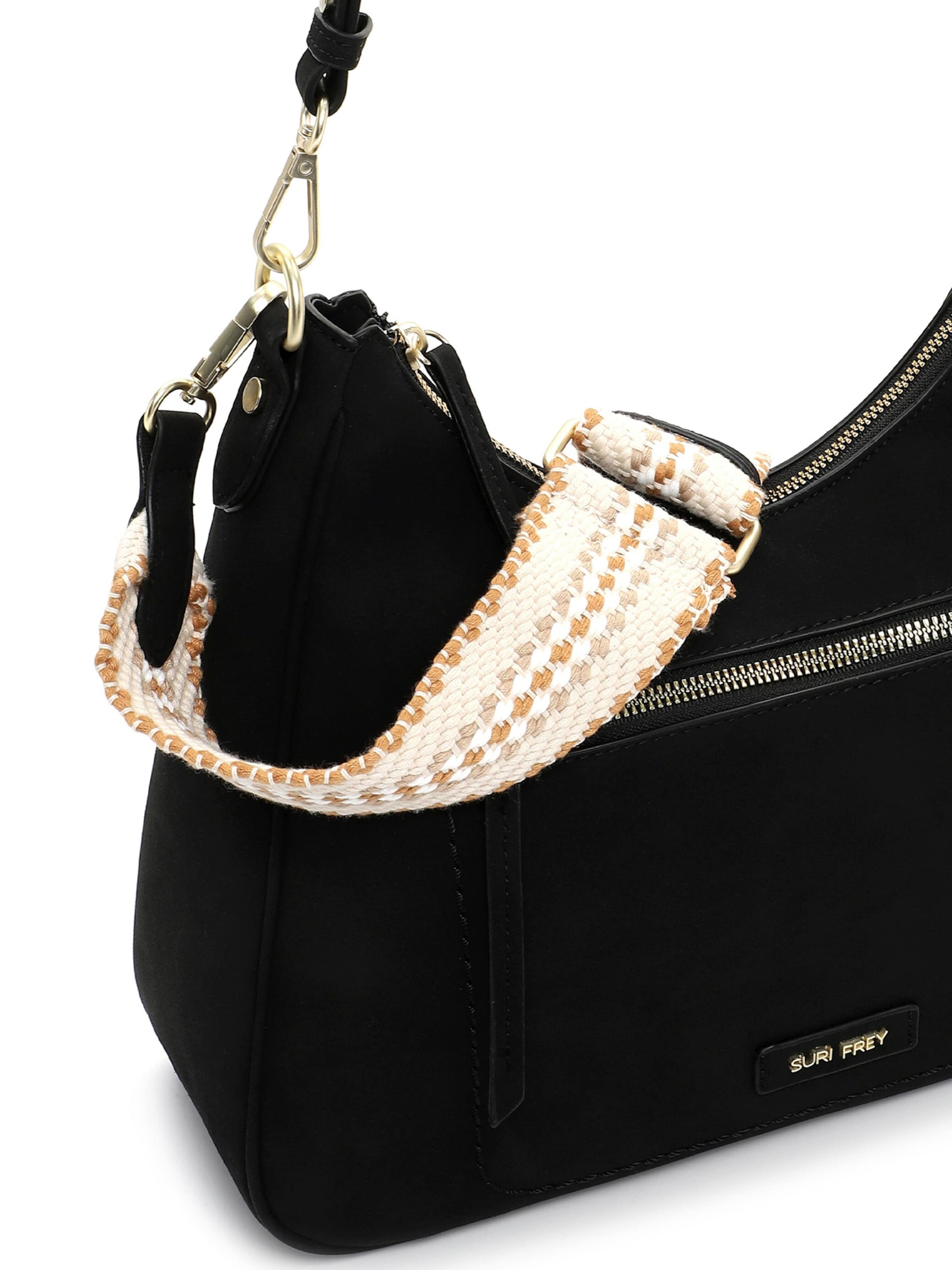 Suri Frey Pussukkalaukku 'Christy' värissä musta