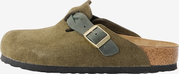 BIRKENSTOCK Pistokkaat 'Boston LEOI/LEVE' värissä vihreä: etupuoli