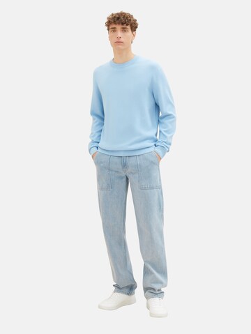 TOM TAILOR DENIM Pullover in Blau