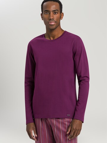 Hanro Sweatshirt ' Living ' in Lila: predná strana