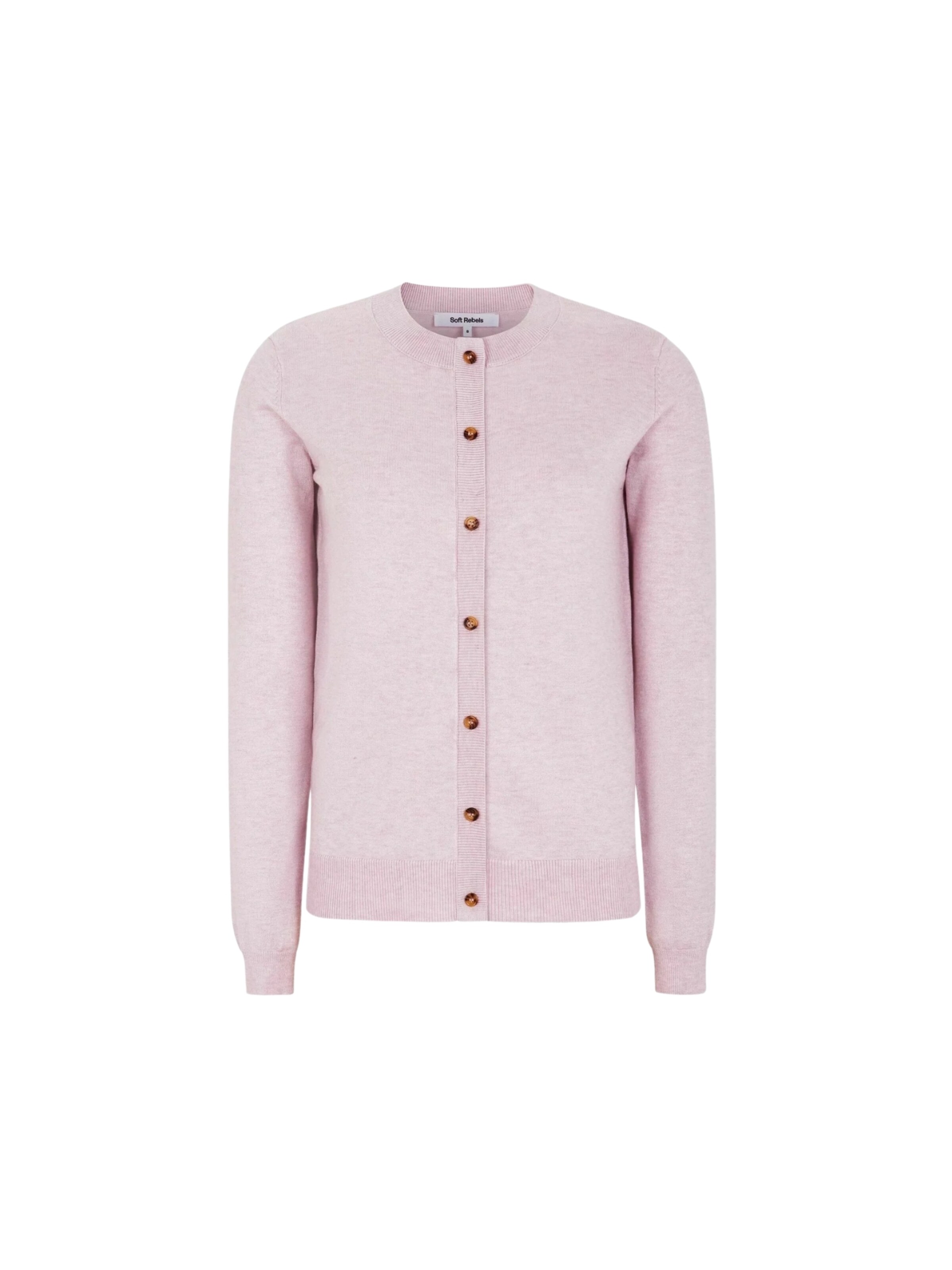 Soft Rebels Strickjacke 'Marla' in Lila: Vorderseite