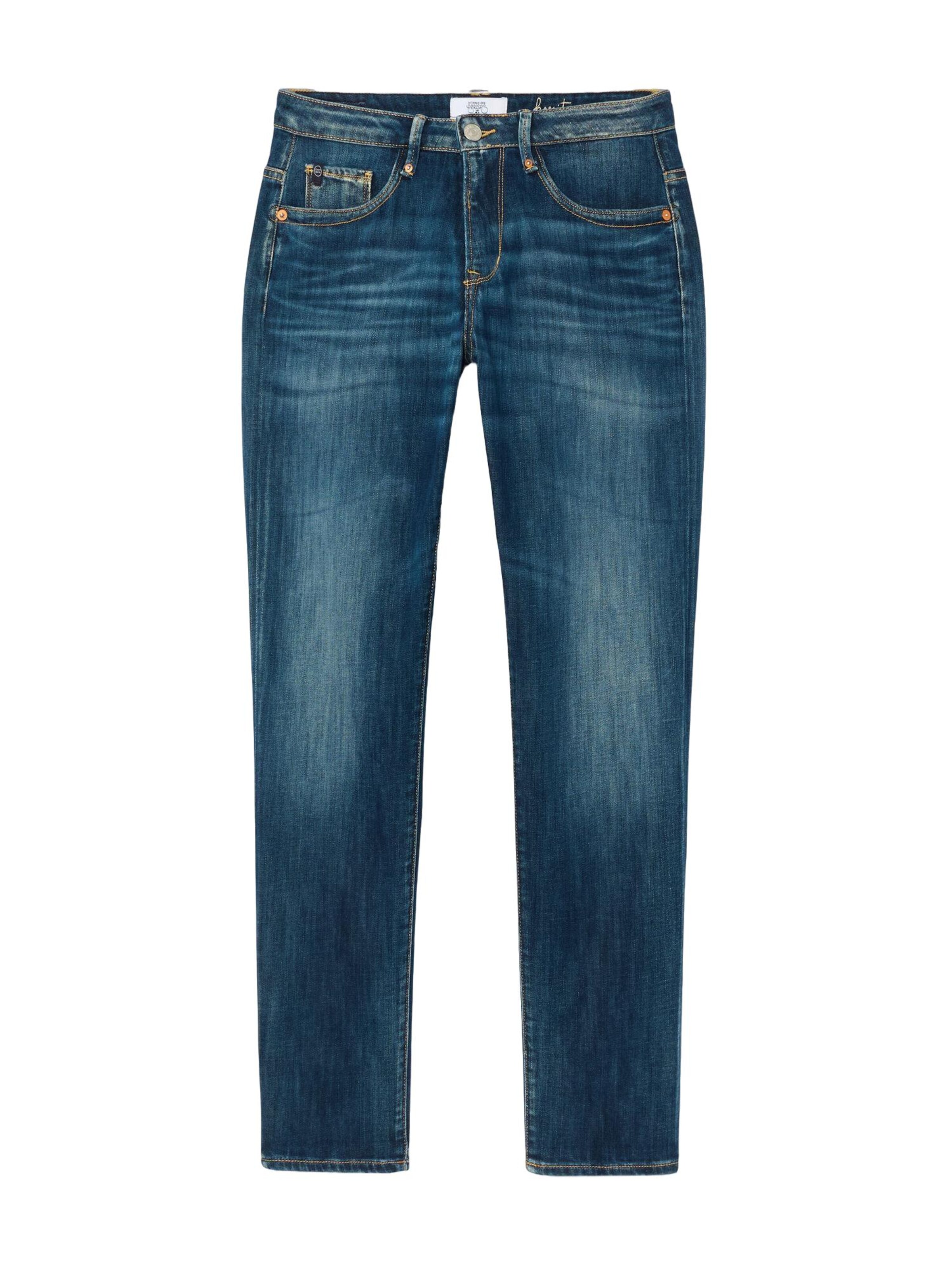 Skinny Jean Le Temps Des Cerises en bleu : devant