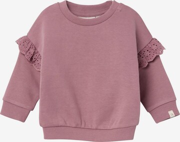 Sweat-shirt NAME IT en violet : devant