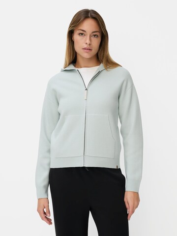 CAMEL ACTIVE Strickjacke mit Kapuze in Grün: Vorderseite