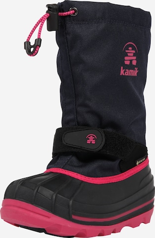 Kamik Snow Boots 'Waterbug8G' in Blue: front