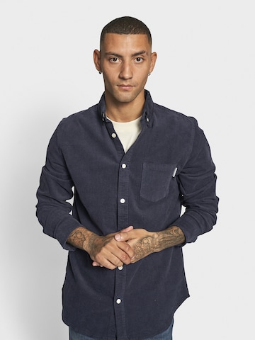 Redefined Rebel Regular fit Button Up Shirt 'Park' in Blue: front