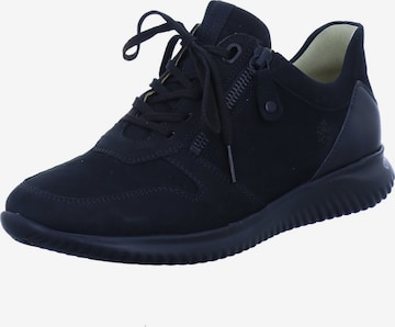 Chaussure de sport à lacets 'Sneaker Low Damen 162.1112/99 01.01 Echtleder in schwarz' Hartjes en noir : devant