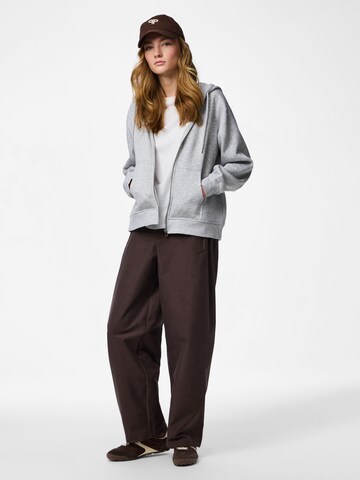 PIECES Tønde Bukser 'PCRikke' i brun