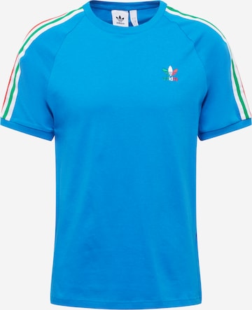 ADIDAS ORIGINALS Shirt '3-Stripes' in Blauw: voorkant