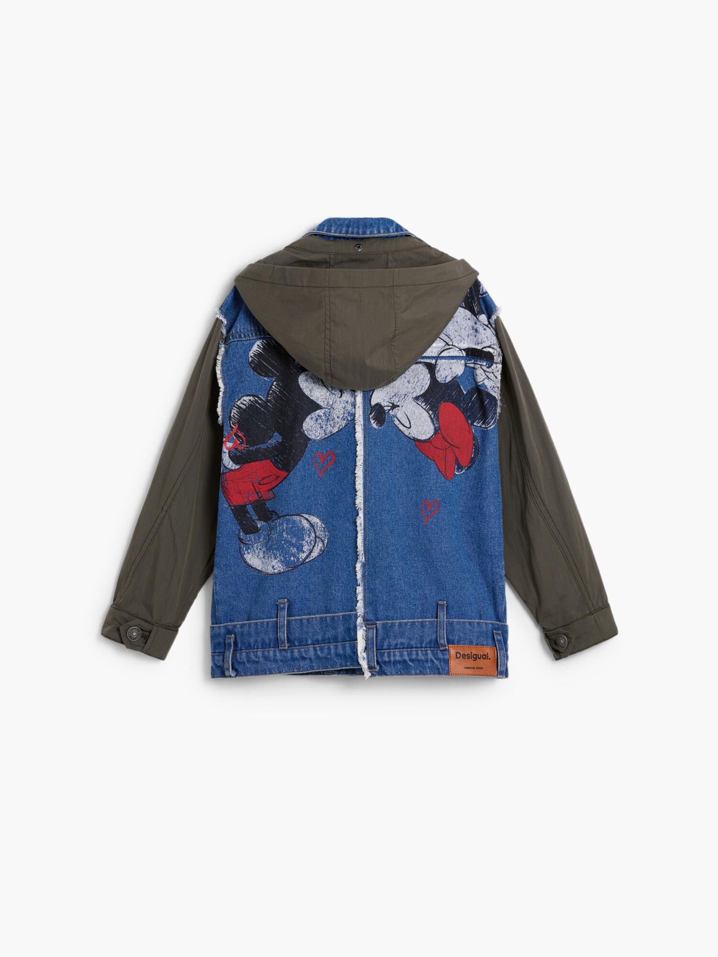 Desigual Kurtka przejściowa 'Mickey and Minnie Mouse™' w kolorze niebieski
