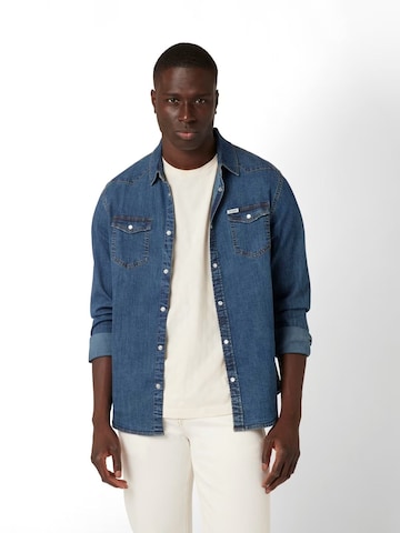 Giacca di mezza stagione di GUESS in blu: frontale