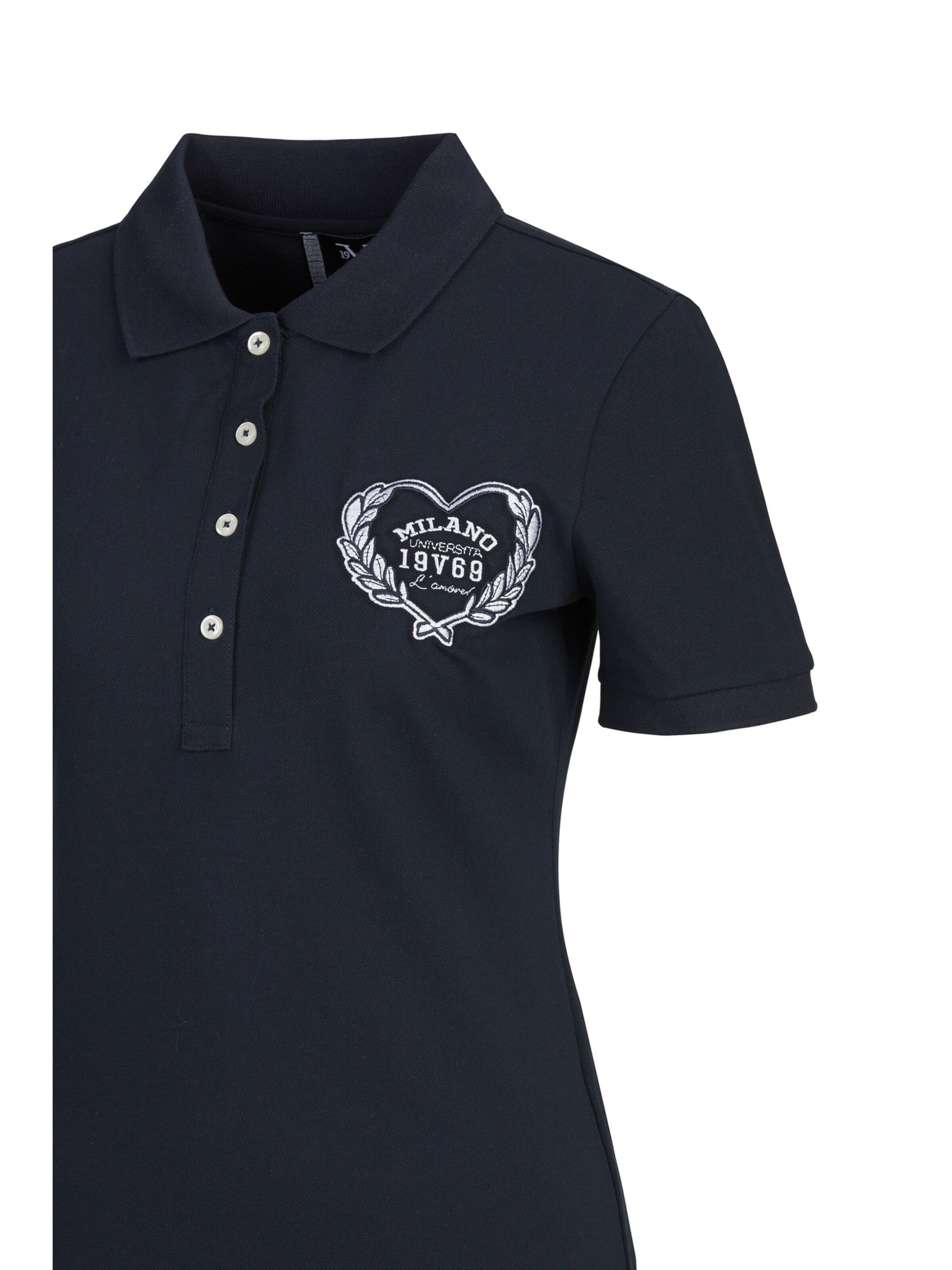 19V69 ITALIA Shirt 'Bibi College' in Blue
