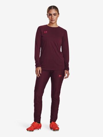 UNDER ARMOUR Functioneel shirt 'Challenger' in Rood