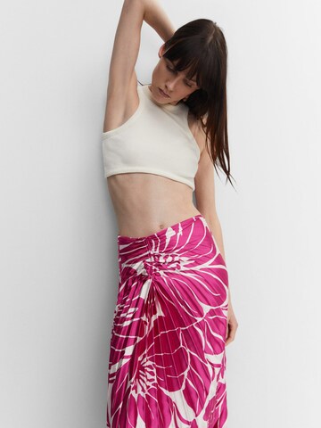 MANGO Skirt 'Fresia' in Pink