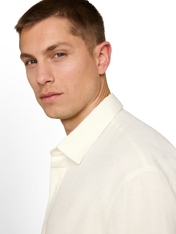TOM TAILOR DENIM Comfort fit Overhemd in Wit