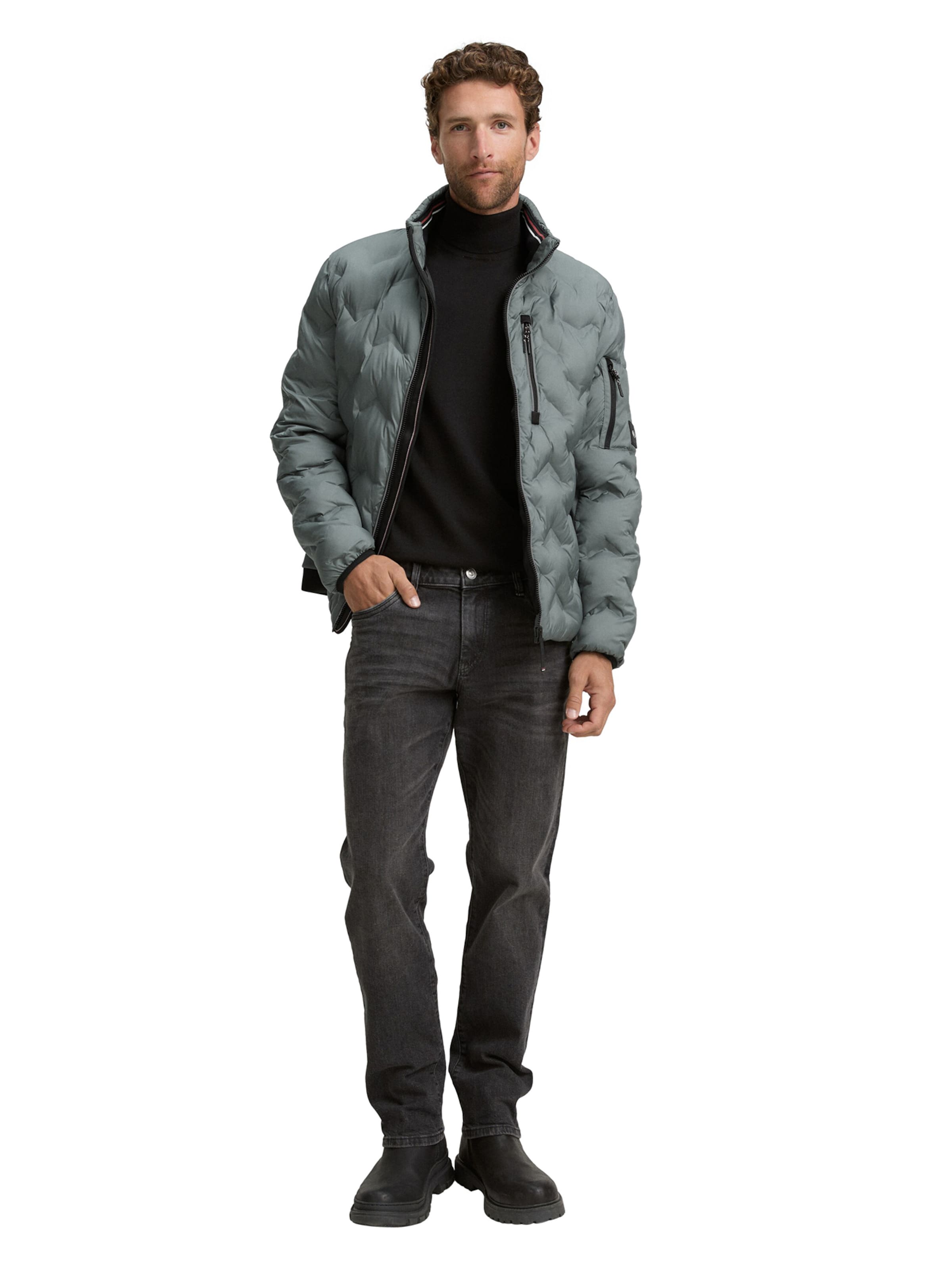 TOM TAILOR Übergangsjacke in Grün