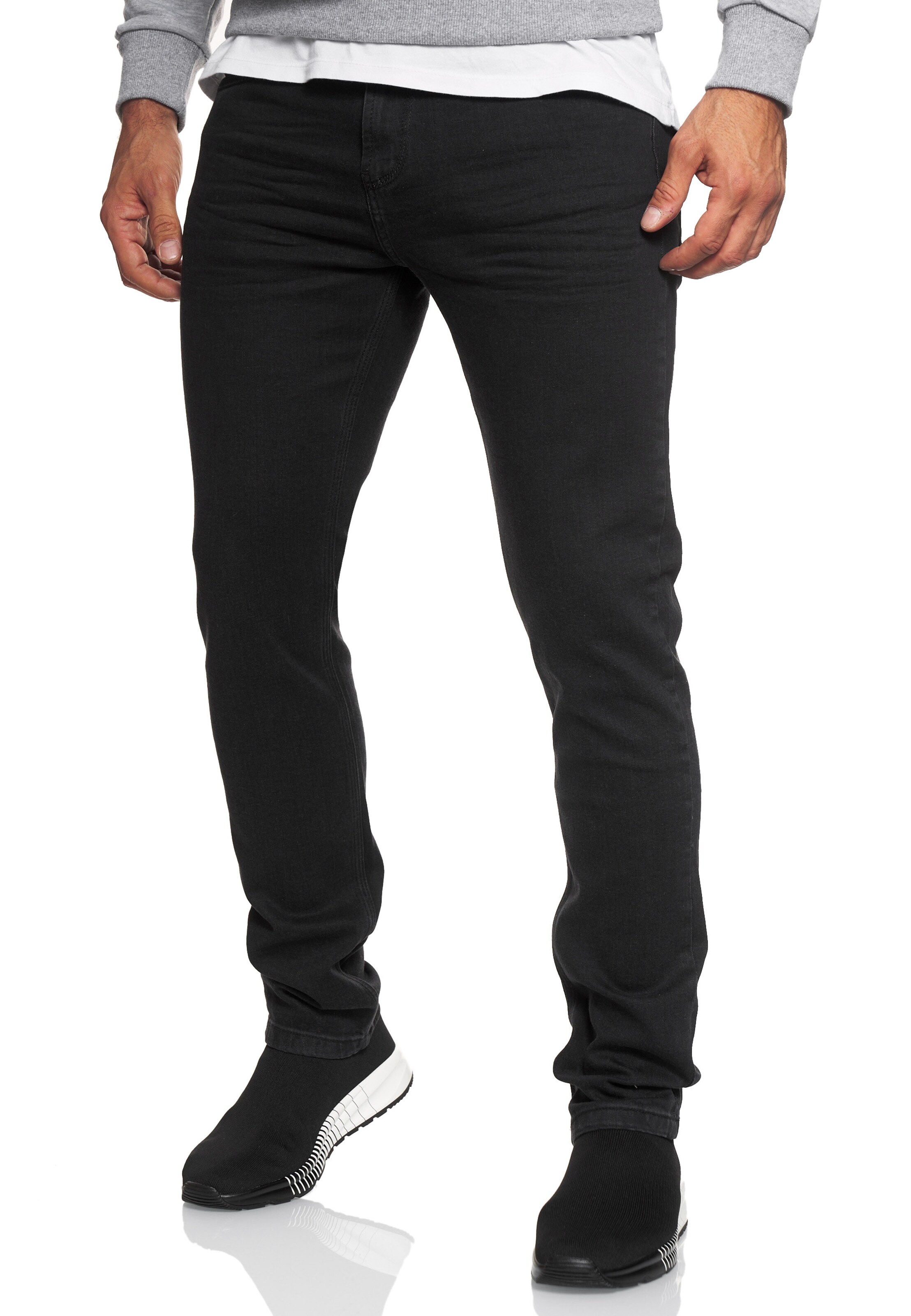 Rusty Neal Slimfit Jeans 'MELVIN' in Zwart