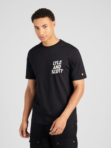 Lyle & Scott Shirt in Zwart: voorkant