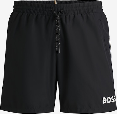 BOSS Uimashortsit 'Starfish' värissä musta / valkoinen, Tuotenäkymä