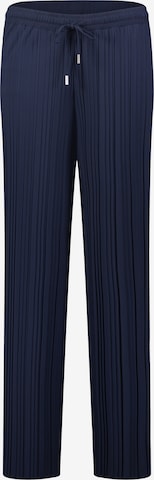 Betty & Co Regular Stretch-Hose mit Plissee in Blau: predná strana