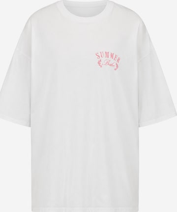 Worldclassca Oversizeshirt ''Summer Babe'' in Weiß: Vorderseite