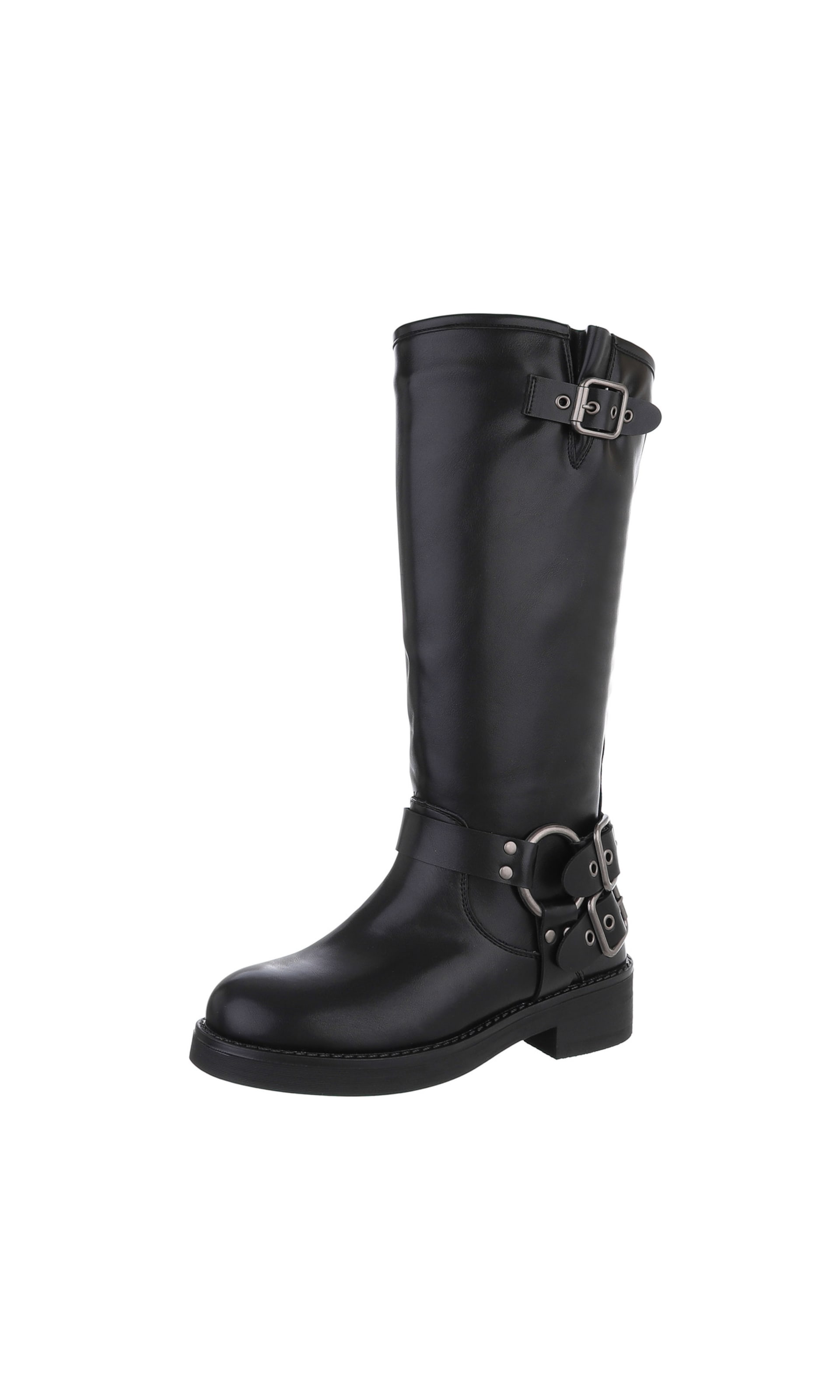 Ital-Design Boots in Black: front