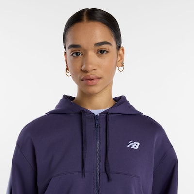 new balance Veste de survêtement en L en aubergine / violet clair, Vue avec produit