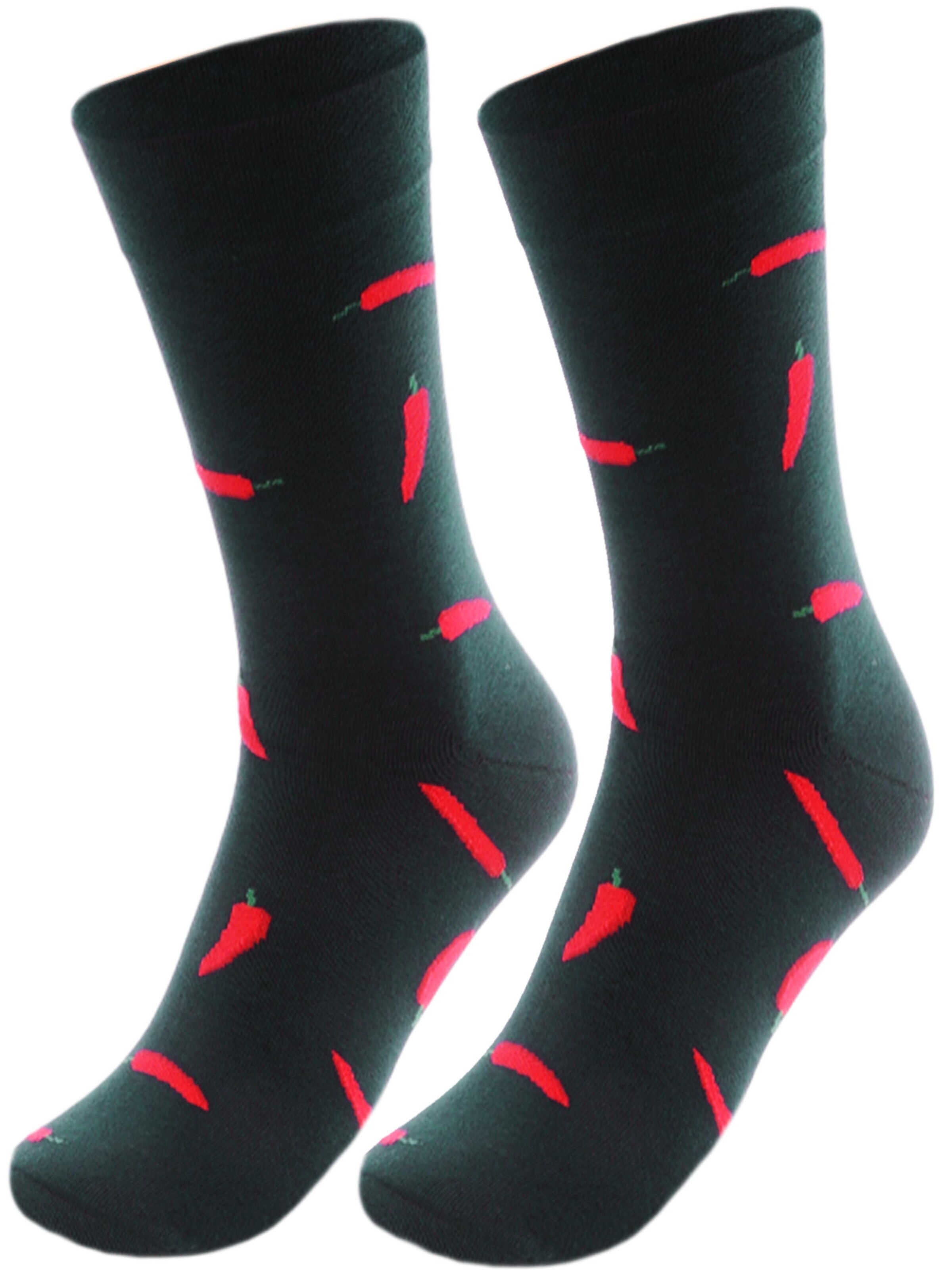 La Bortini Socks in Black: front