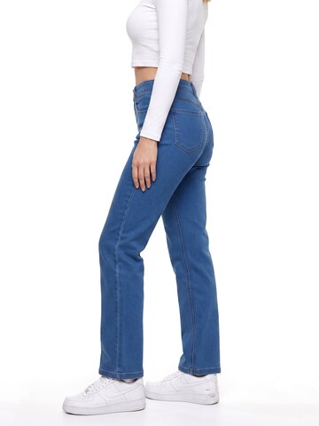 ESRA Regular Jeans 'Straight Leg Jeans aus extra weicher Baumwolle'‌‌‌‌‌‌‌‌ in Blau