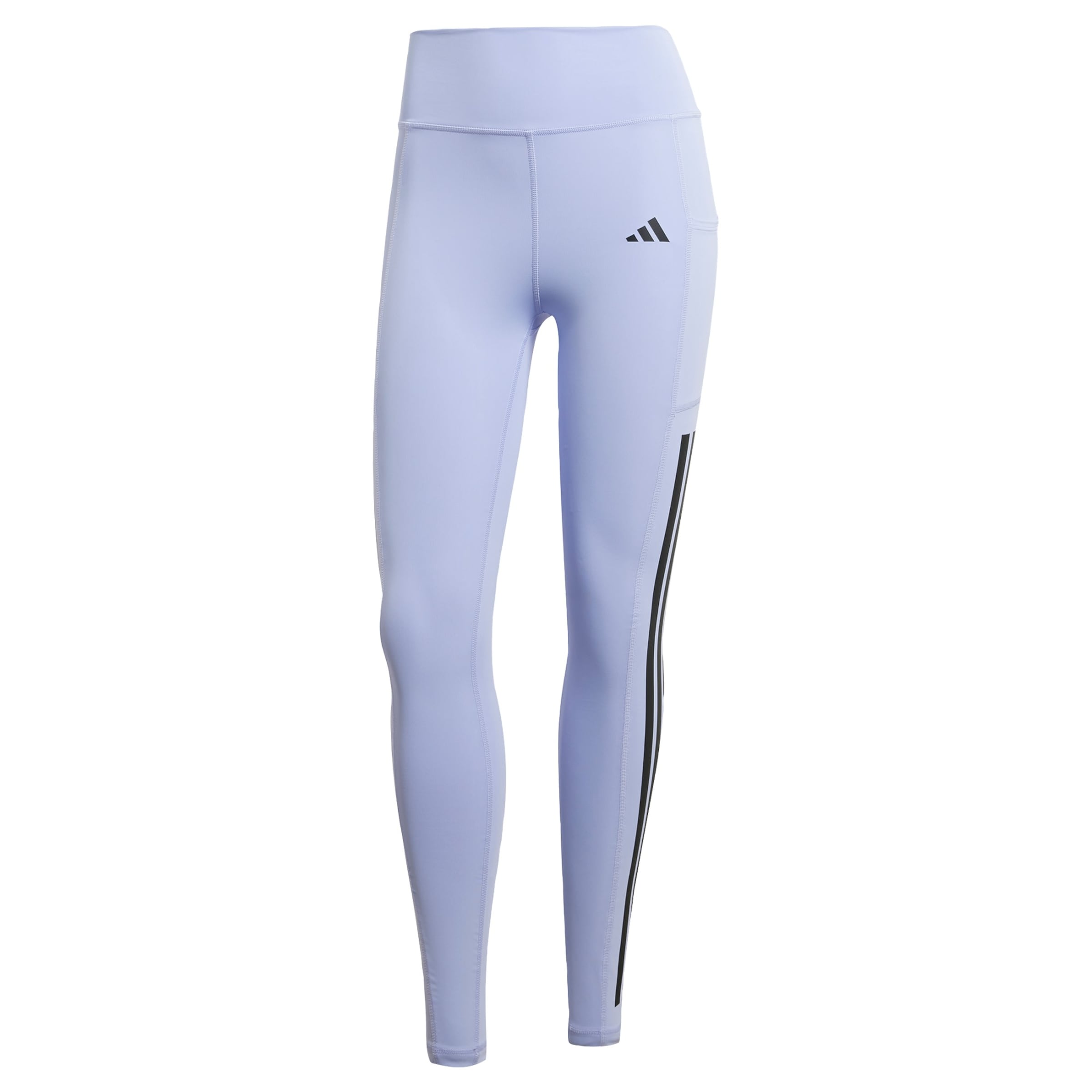 ADIDAS PERFORMANCE Skinny Sportbroek 'Optime' in Lila: voorkant