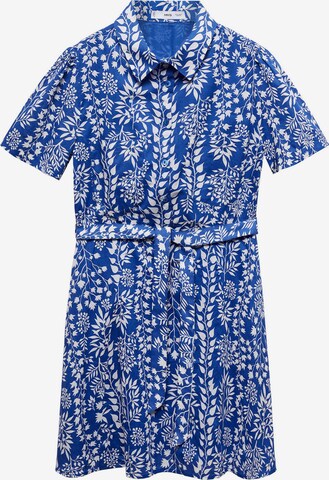 MANGO Košilové šaty 'Tropez' – modrá: přední strana