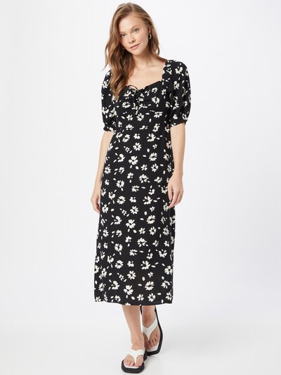 Rochie 'ANNABELLE' NEW LOOK pe negru / alb, Vizualizare model