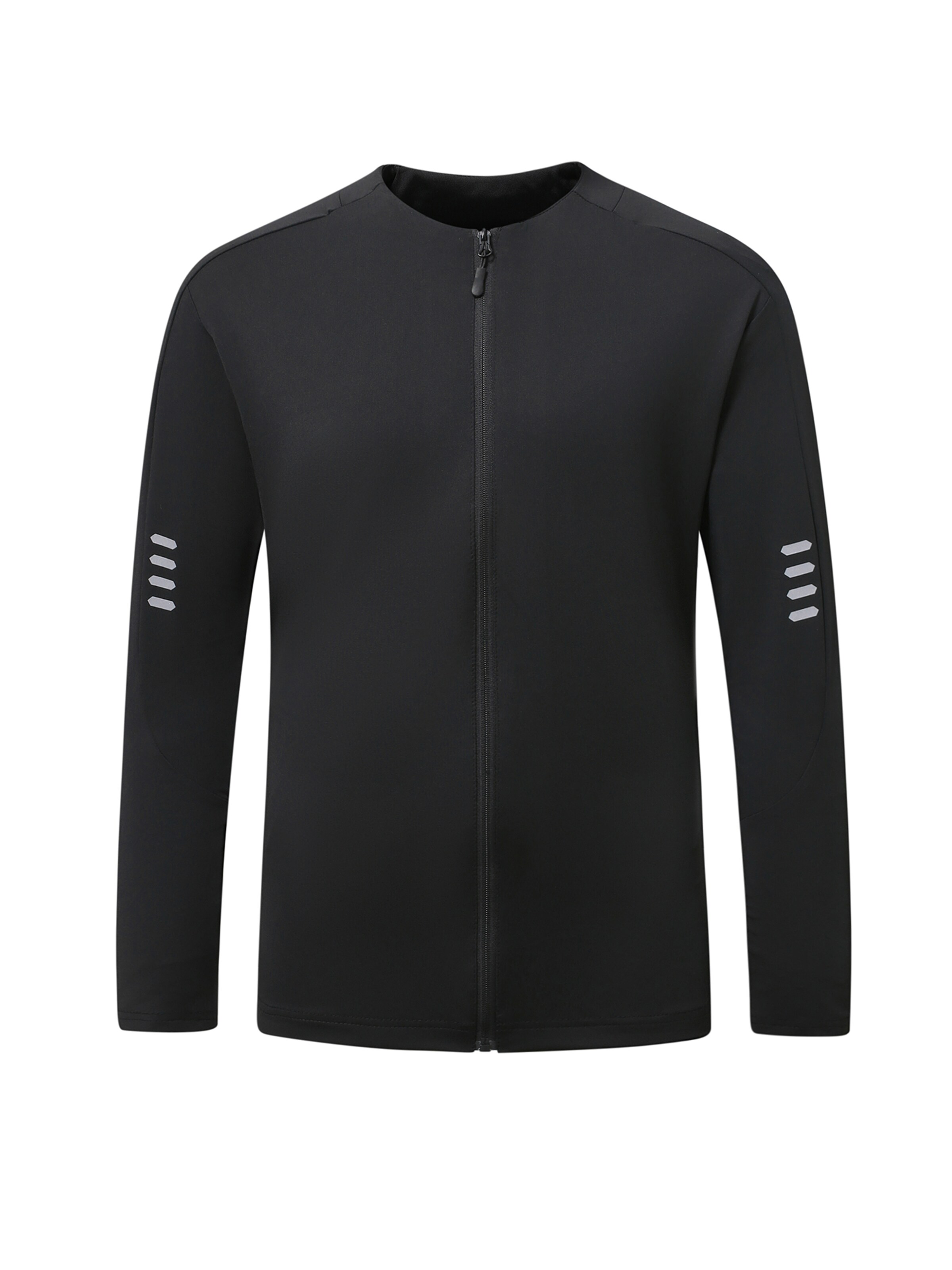 Youthup Athletic Cardigan in Black: front