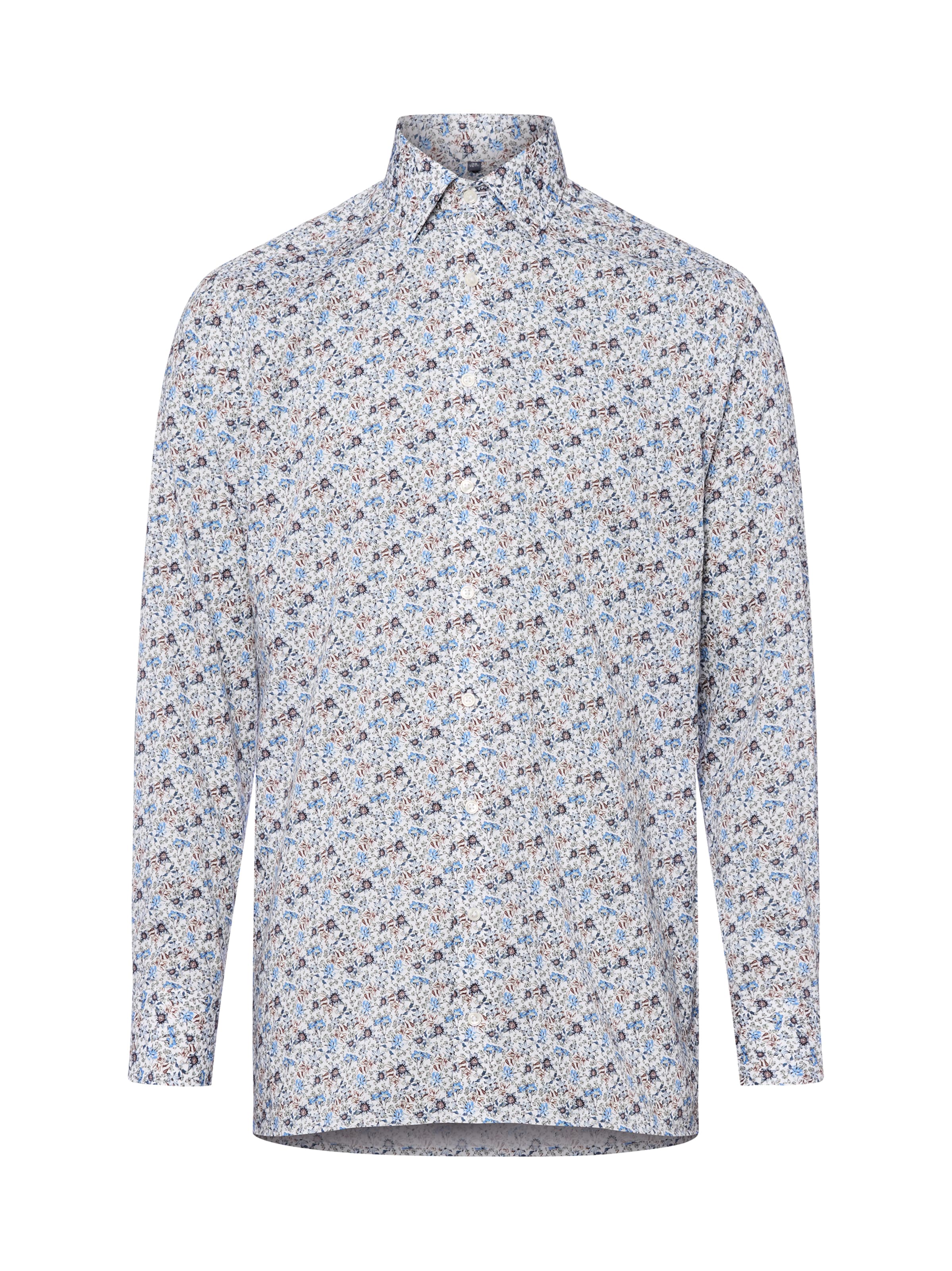 OLYMP Button Up Shirt in Blue: front