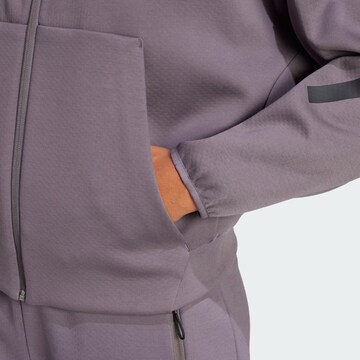 Giacca di felpa sportiva 'Z.N.E.' di ADIDAS SPORTSWEAR in grigio