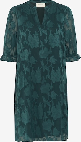 Robe Cream en bleu : devant