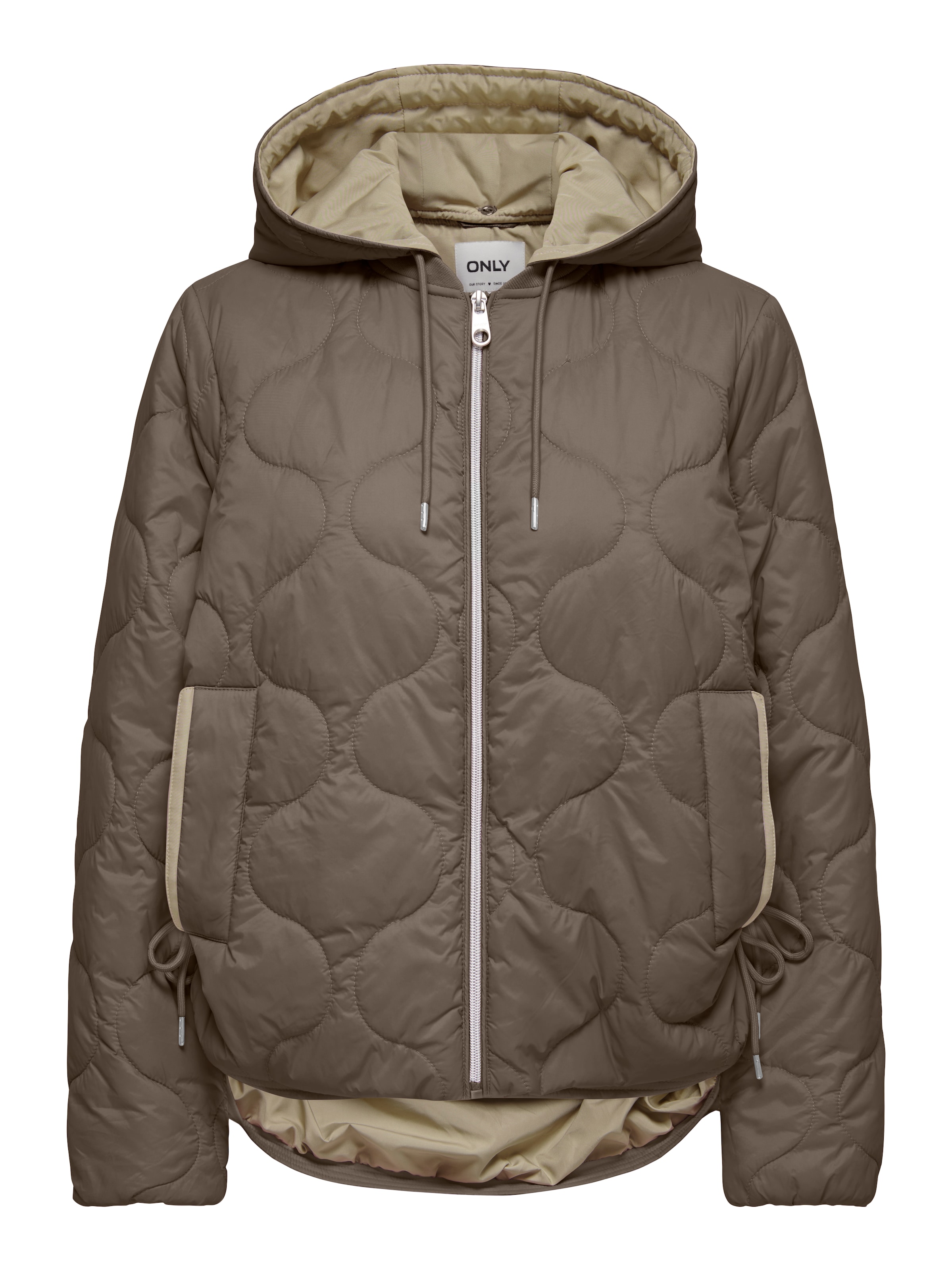 ONLY Winterjacke in Grau: Vorderseite