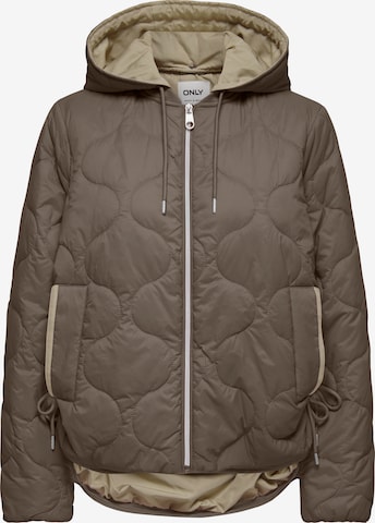 ONLY Winterjacke in Grau: Vorderseite