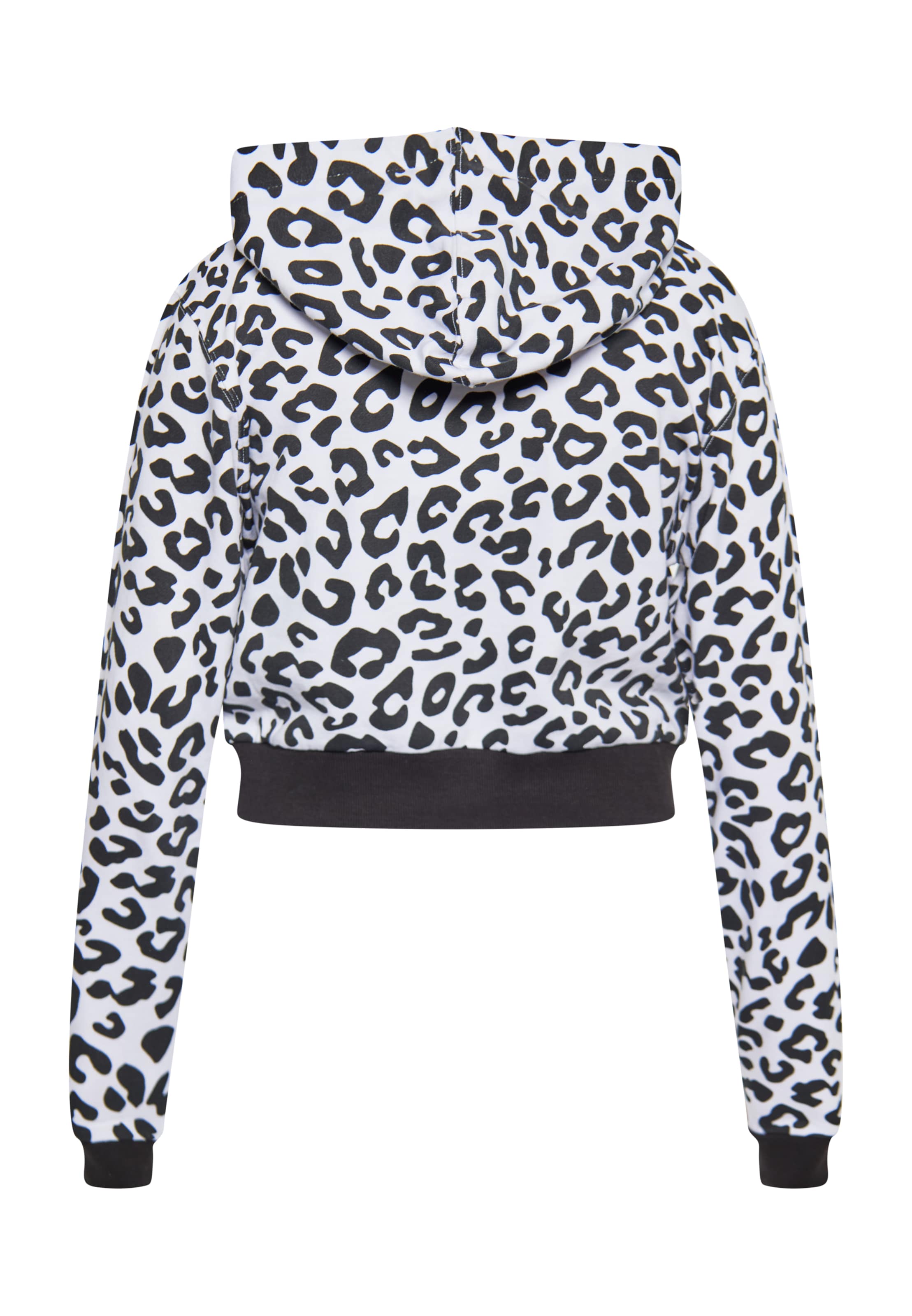 swirly Sweatvest in Wit