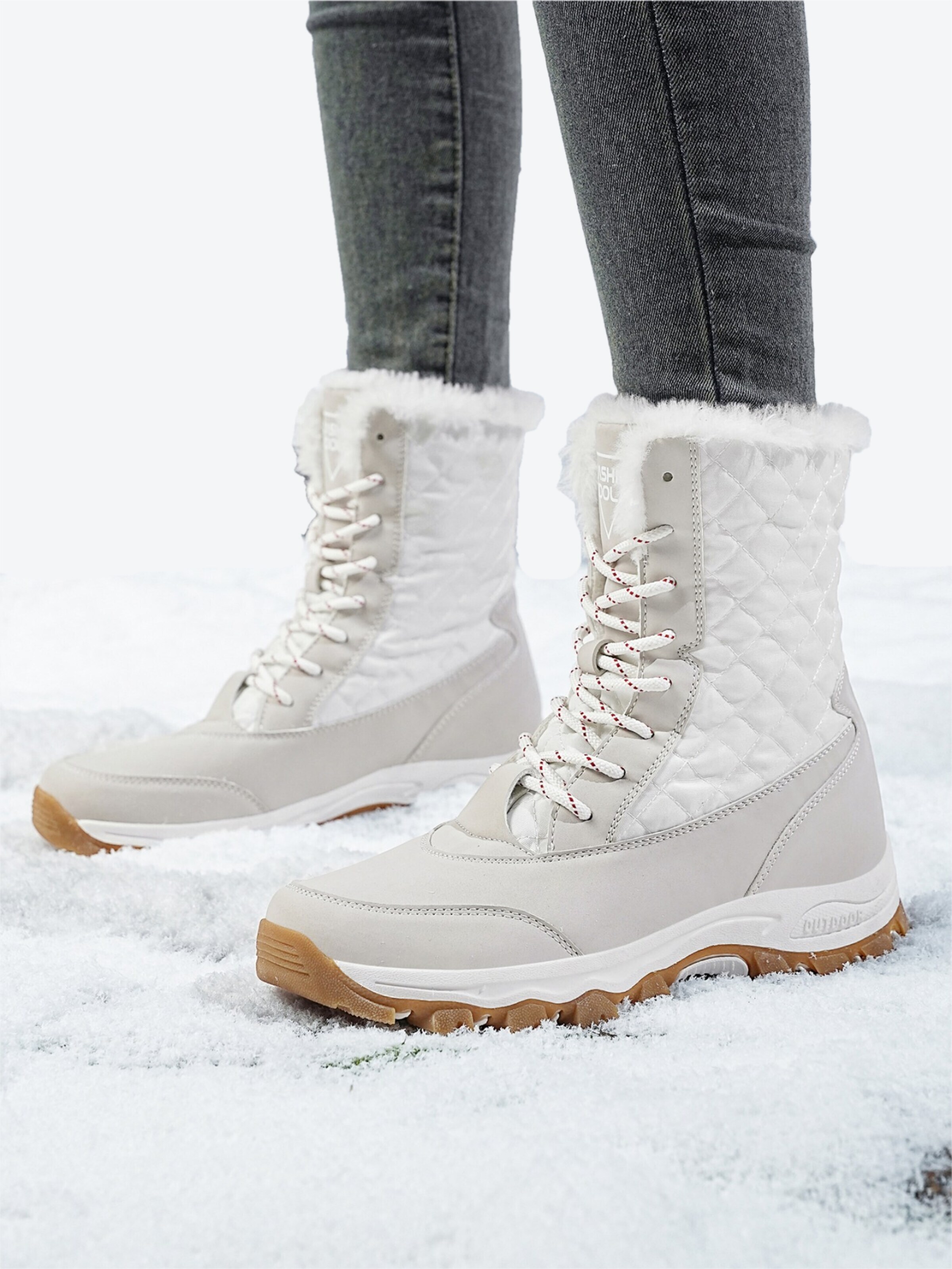 HUSKSWARE Snowboots 'Alltag und Schnee'‌‌‌‌‌‌‌‌‌‌ in Weiß