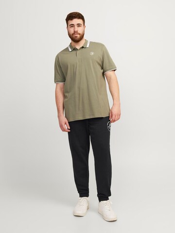 Jack & Jones Plus Tapered Broek 'Gordon' in Zwart