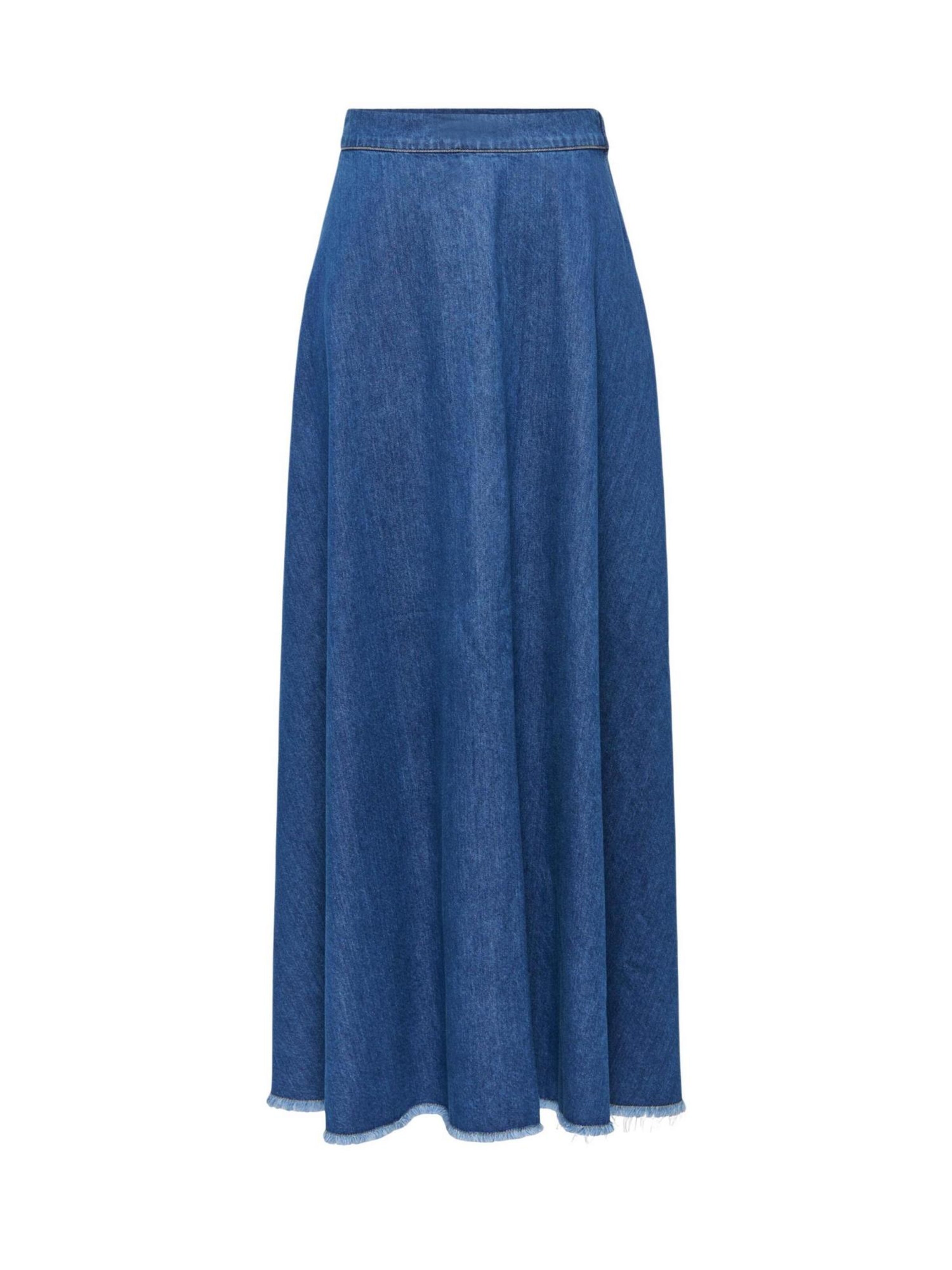 Gonna 'Onlmone Flowy Maxi Dnm Skirt Gua Sud 15366210' di ONLY in blu