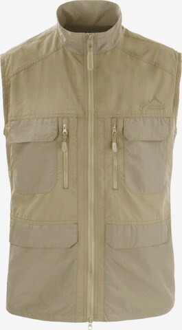 normani Sports Vest 'Elk' in Beige: front