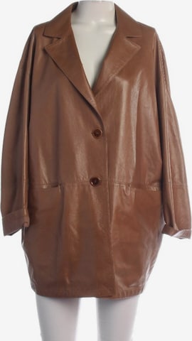 Manzoni 24 Lederjacke / Ledermantel S in Braun: Vorderseite