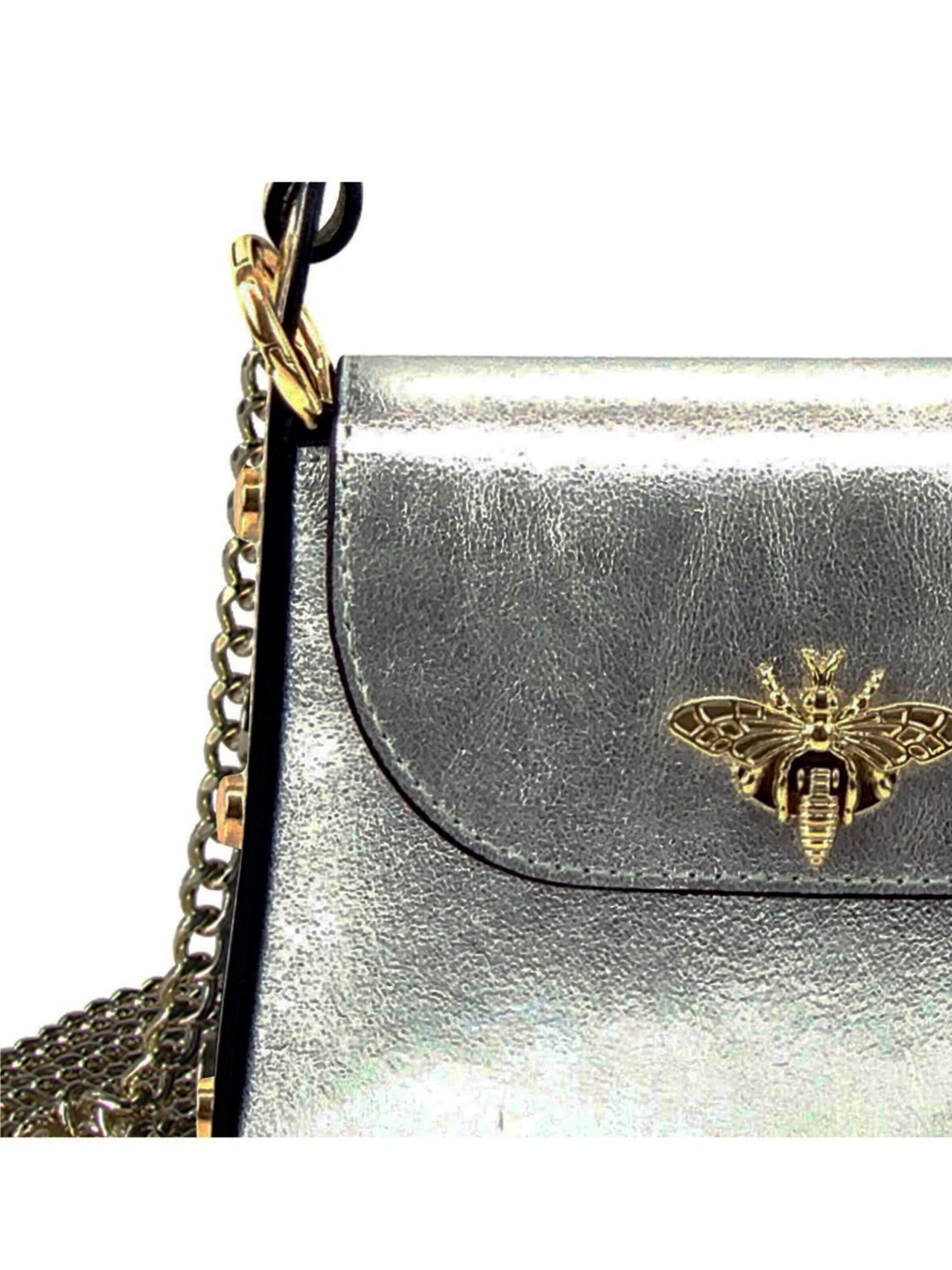 Florence Crossbody Bag in Silver