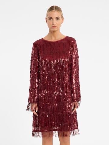 Ana Alcazar Avondjurk in Rood: voorkant