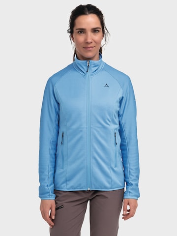 Veste en polaire fonctionnelle 'Cascata' Schöffel en bleu : devant