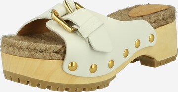 See by Chloé Mules 'JOLINE' in White: front